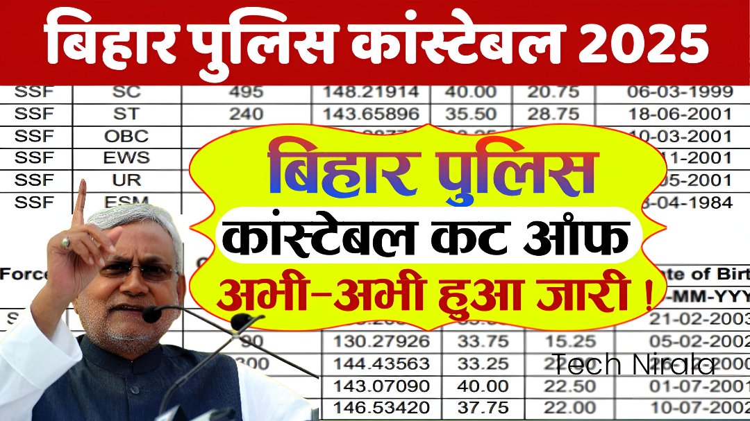 Bihar Police Cut Off 2025